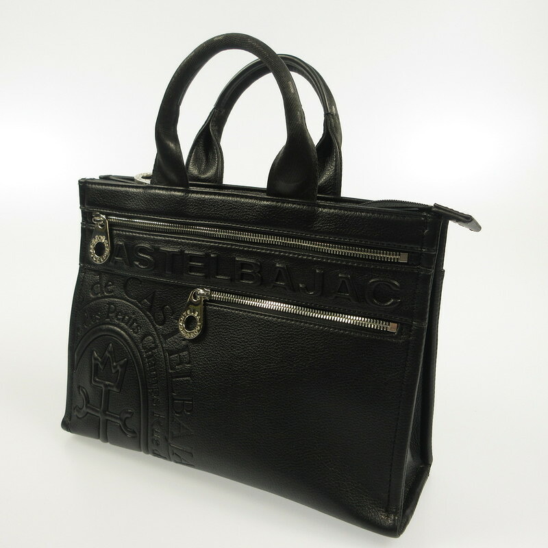【中古】CASTEL BAJAC | カステルバジャック ダナン ハンドバッグ 045511 ブラック【姫路東店】