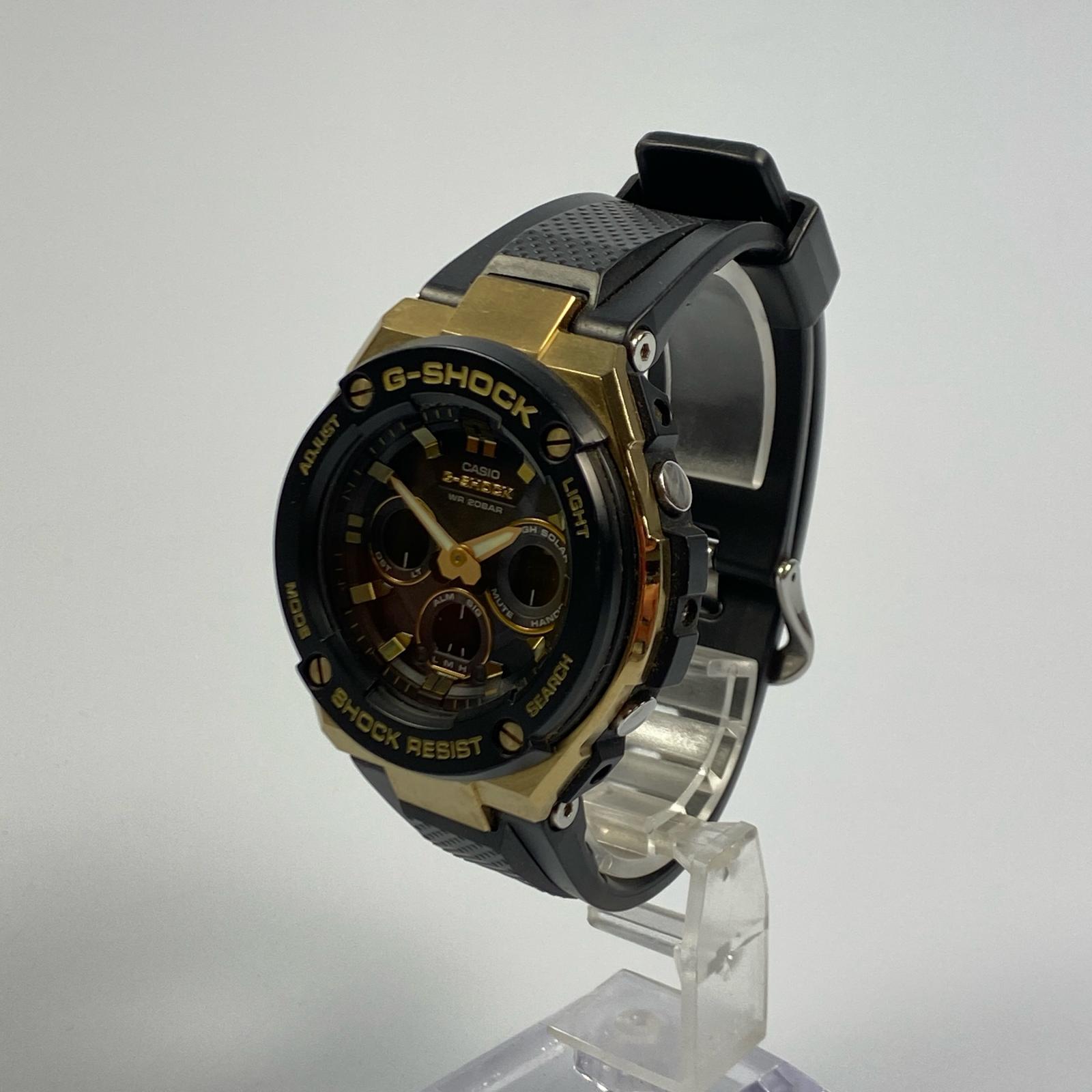 【中古】G-SHOCK | ジーショック GST-S300G-1A9 腕時計 GST-S300G-1A9 アナデジソーラー ブラック【姫路東店】