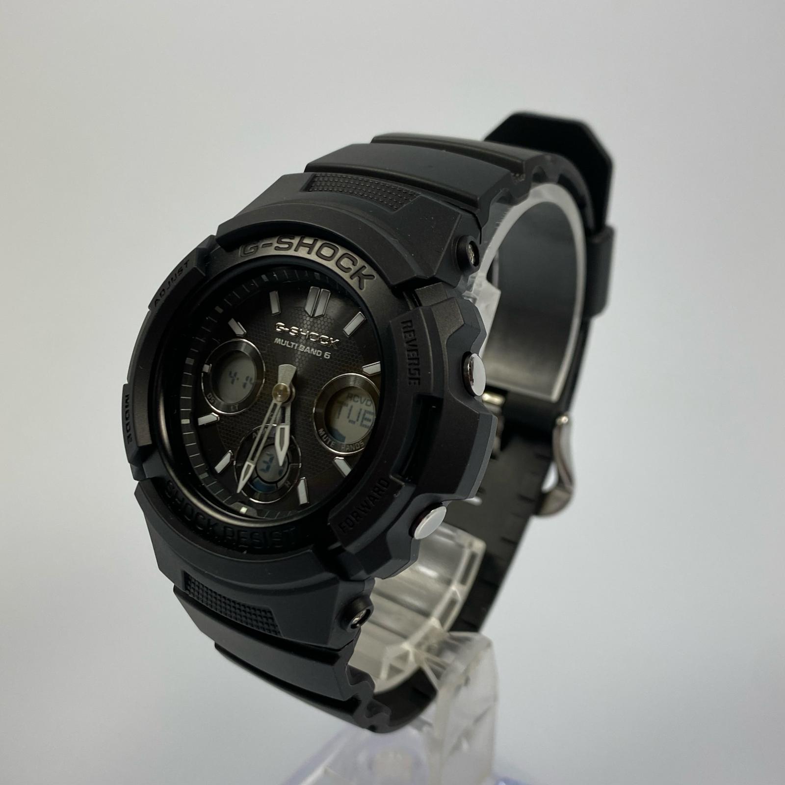 【中古】G-SHOCK | ジーショック 腕時計 AWG-M100FP-1A1JR アナデジ電波ソーラー ブラック【姫路東店】
