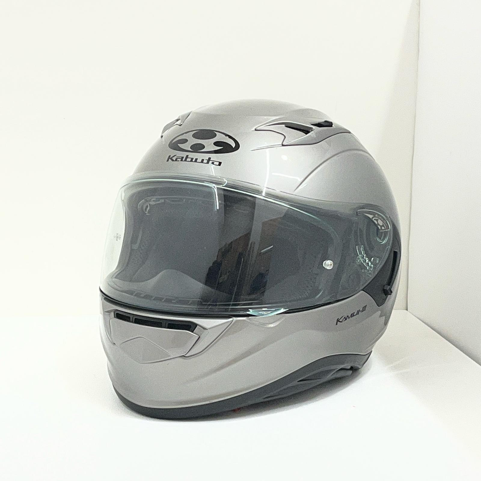 【中古】 OGK Kabuto KAMUI-3 クールガンメタ 59－60(Lサイズ) バイクヘルメット 袋付き【加古川店】