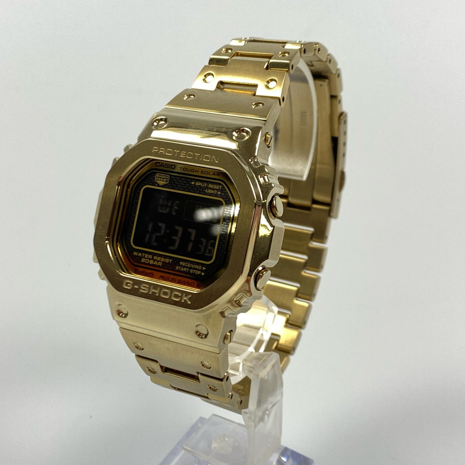 【中古】G-SHOCK | ジーショック ウォッチ GMW-B5000GD-9JF デジタル電磁波ソーラー ゴールド【姫路東店】
