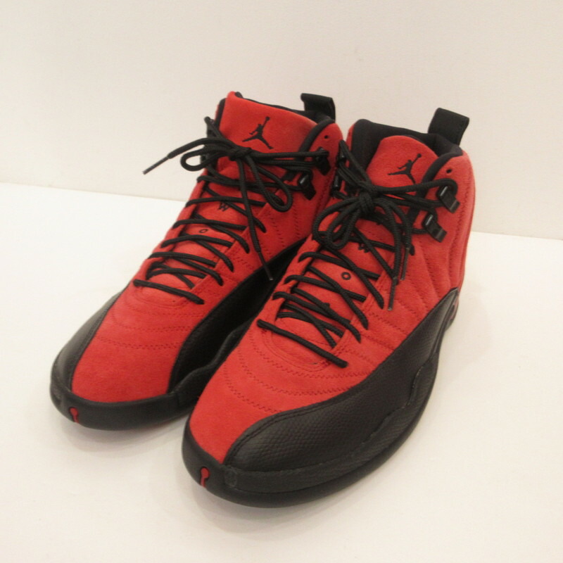 【中古】NIKE | ナイキ AIR JORDAN 12 REVERSE FLU GAMES スニーカー CT8013-602 レッド 28.5cm【姫路東店】
