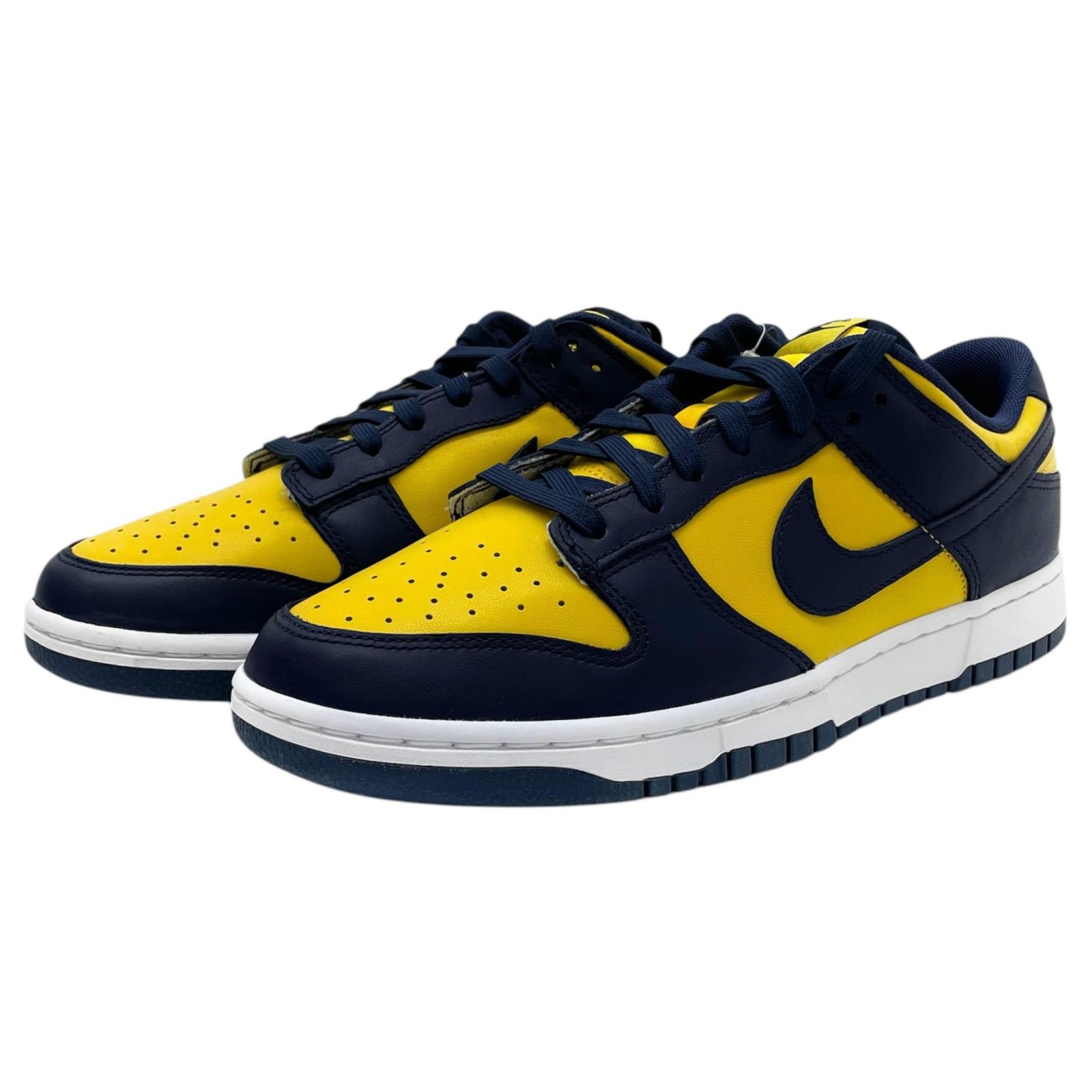 【中古】NIKE | ナイキ Dunk Low \"Michigan\"/ダンク ロー \"ミシガン\" スニーカー 靴 DD1391-700 イエロー×ネイビー 27.5cm【尾張小牧店】