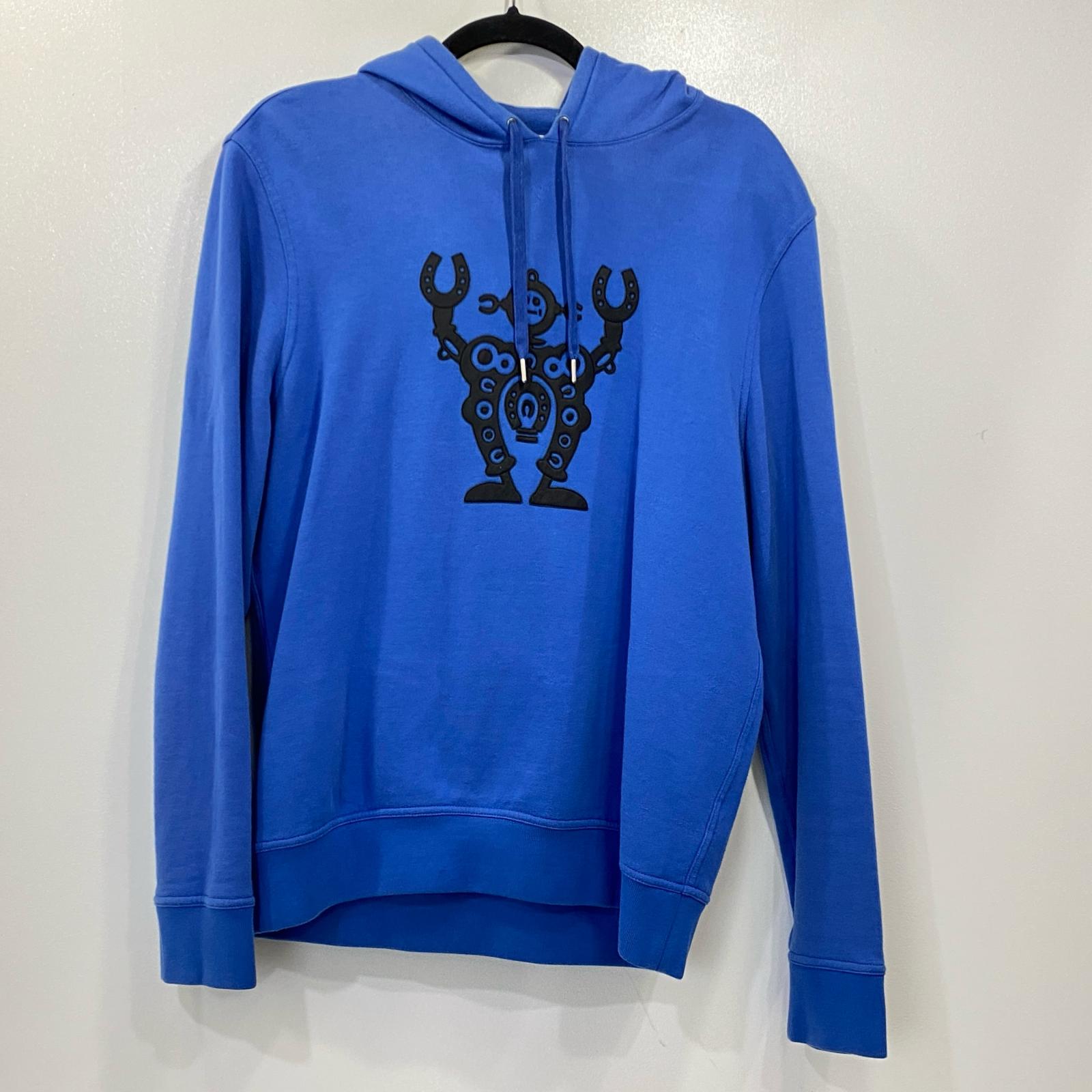 【中古】HERMES | エルメス パーカー プルオーバーパーカー 2021S/S 国内正規品 ブルー サイズ:M【姫路東店】