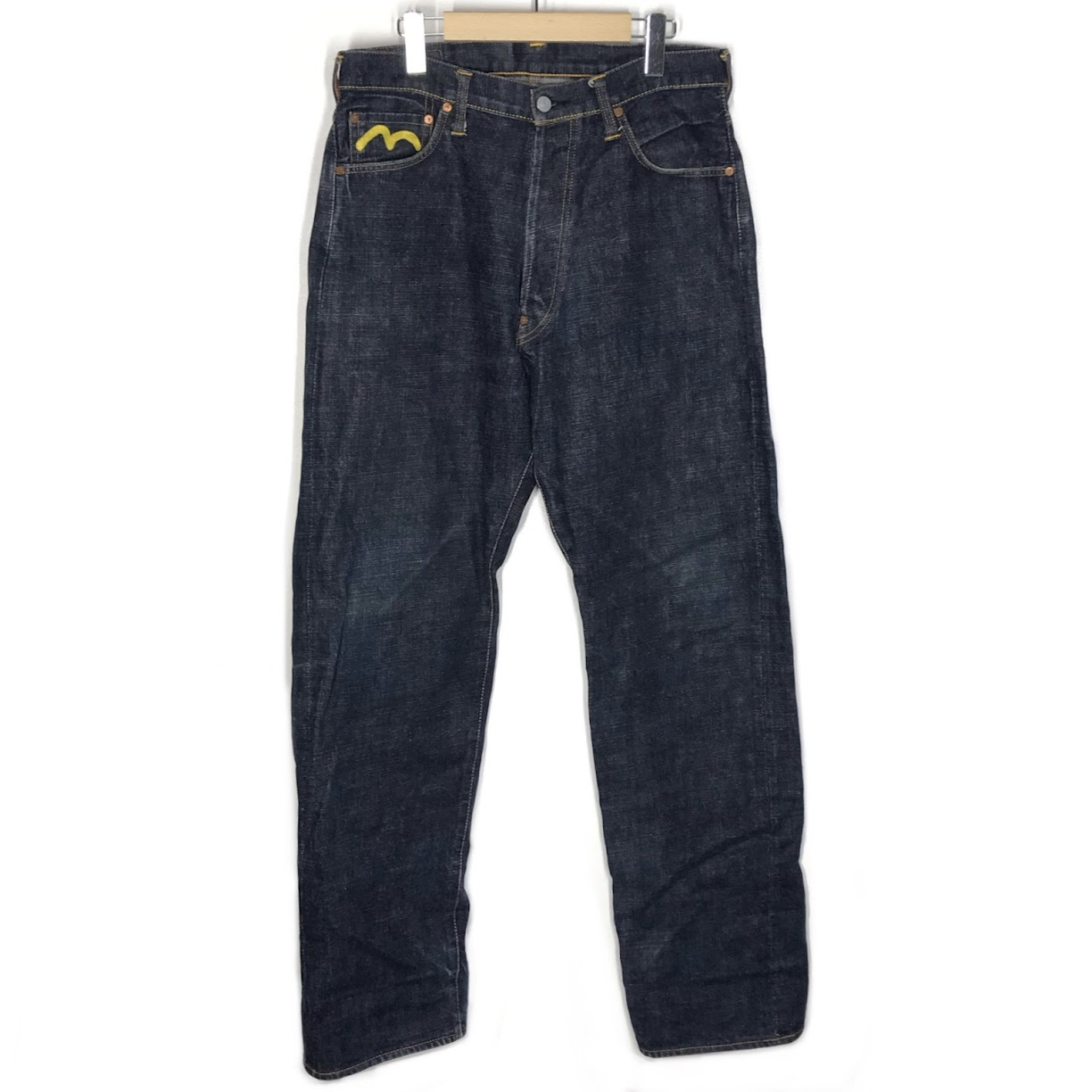 【中古】EVISU | エヴィス Mighty Jeans マイティジーンズ 赤耳 デニムパンツ 2001 ブルー サイズ：34【倉吉店】