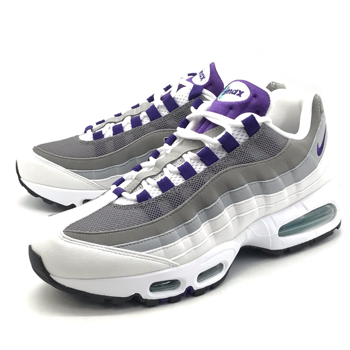 【中古】NIKE | ナイキ WMNS AIR MAX 95 OG \u0027GRAPE\u0027 葡萄 スニーカー HJ5996-100 パープル 28糎【倉吉店】