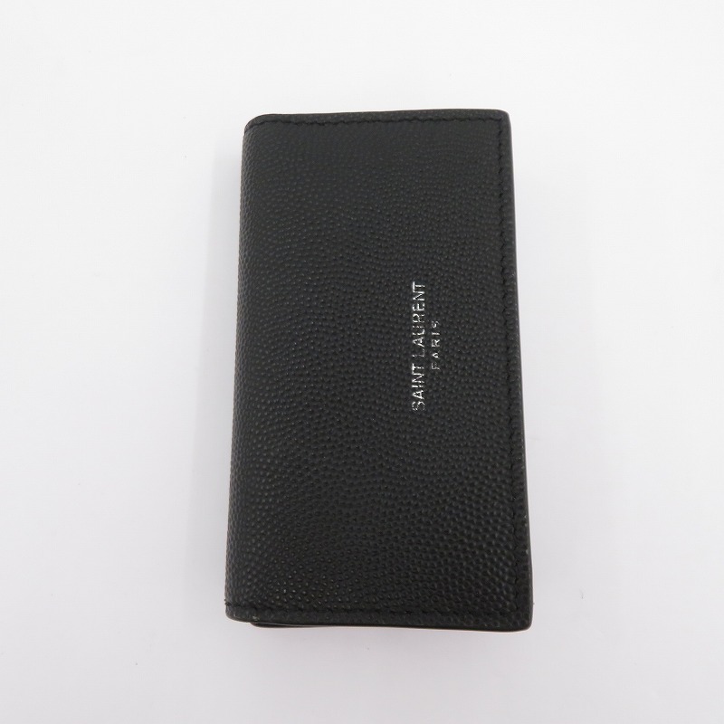 【中古】SAINT LAURENT | サンローラン 4連 キーケース 685557・0225 ブラック【瀬戸大橋店】