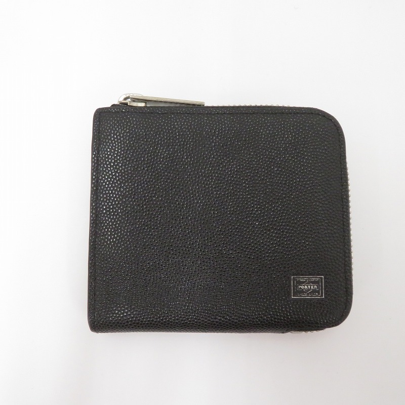 【中古】PORTER | ボーイ ABLE(エイブル) WALLET ラウンドジッパー紙入れ コインケース 030-03441 黒いこと【瀬戸大橋店】