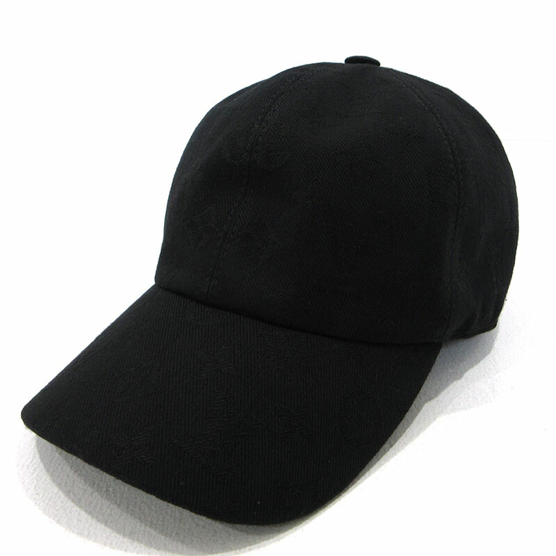 【中古】LOUIS VUITTON | ルイ・ヴィトン キャップモノグラムエッセンシャル 旗がしら M76745 黒いこと【三重中央局】