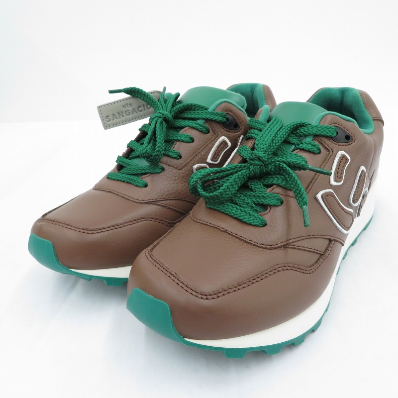 【中古】Sangacio | サンガッチョ BE \u0027Vintage Brown\u0027 スニーカー 赤銅色 26.5糎【瀬戸大橋店】