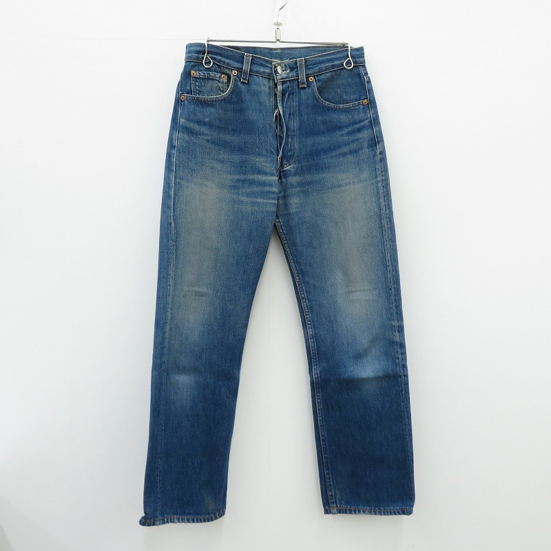 【中古】Levi\u0027s | リーヴァイズジーンズ LOT.501XX/ﾎﾞﾀﾝ裏555 ジーンズズボン下 青碧 大きさ：29【瀬戸大橋店】