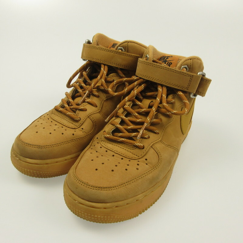 【中古】NIKE | ナイキ AIR FORCE 1 MID 07 WB スニーカー DJ9158-200 ブラウン 24cm【姫路東店】｜お宝市番館