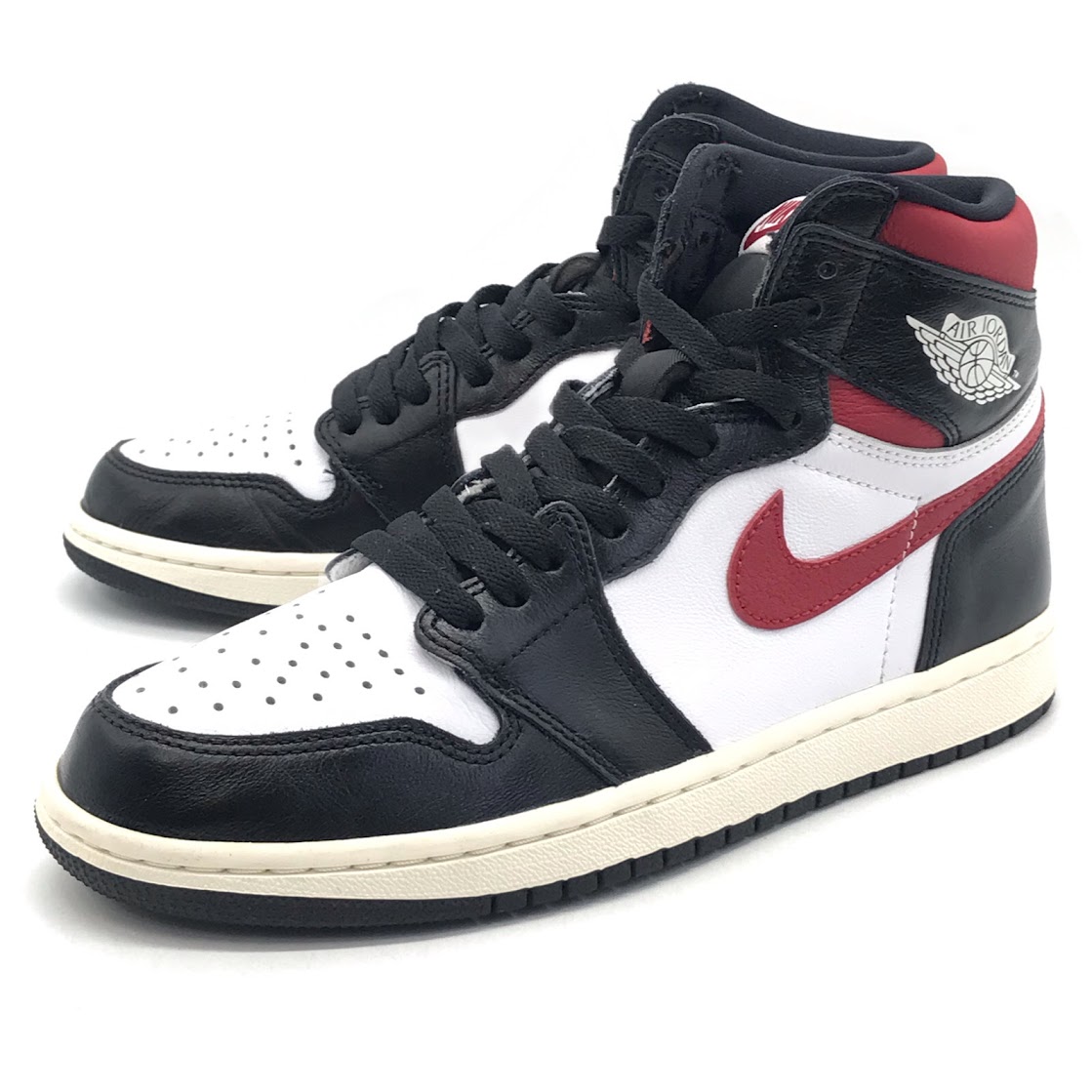 【中古】NIKE | ナイキ AIR JORDAN 1 RETRO HIGH OG スニーカー 555088-061 黒いこと/体育館赤いこと-白いこと 25.5糎【倉吉店】