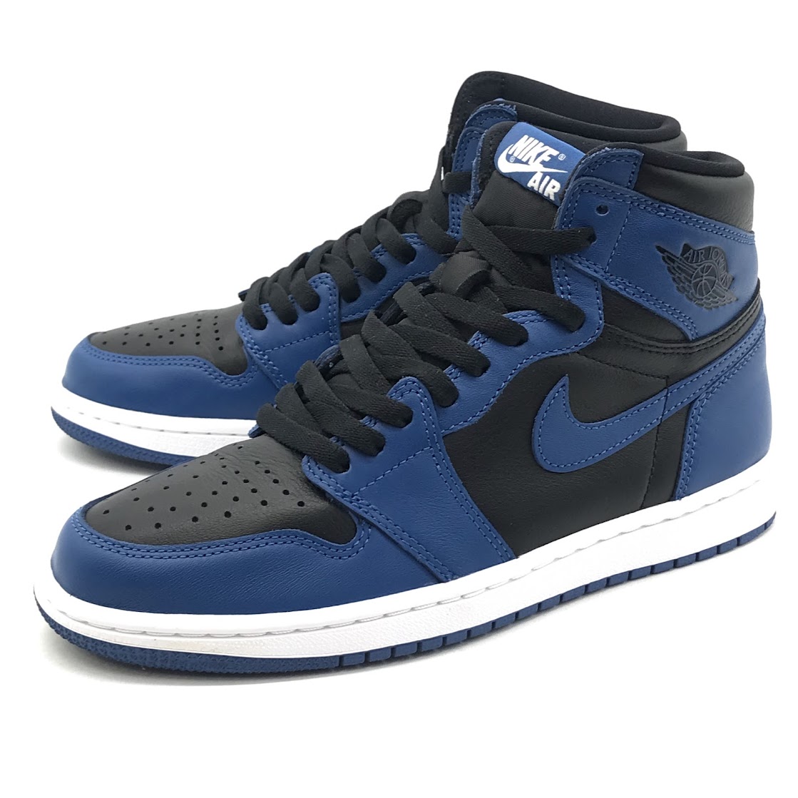 【中古】NIKE | ナイキ AIR JORDAN 1 RETRO HIGH OG スニーカー 555088-404 ダークマリーナブルー/ブラックｰホワイト 25.5糎【倉吉店】
