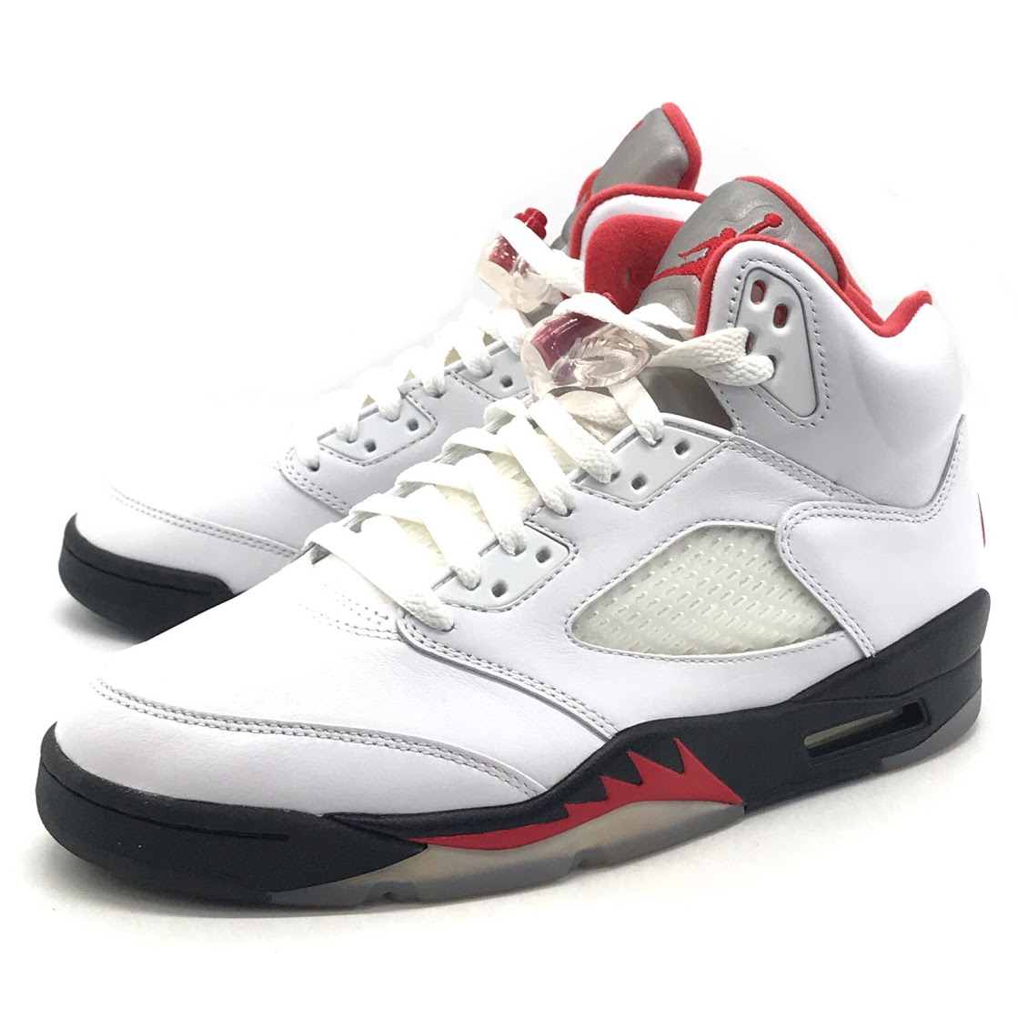 【中古】NIKE | ナイキ AIR JORDAN 5 RETRO スニーカー DA1911-102 ホワイト/ファイアレッド-ブラック 26cm【倉吉店】