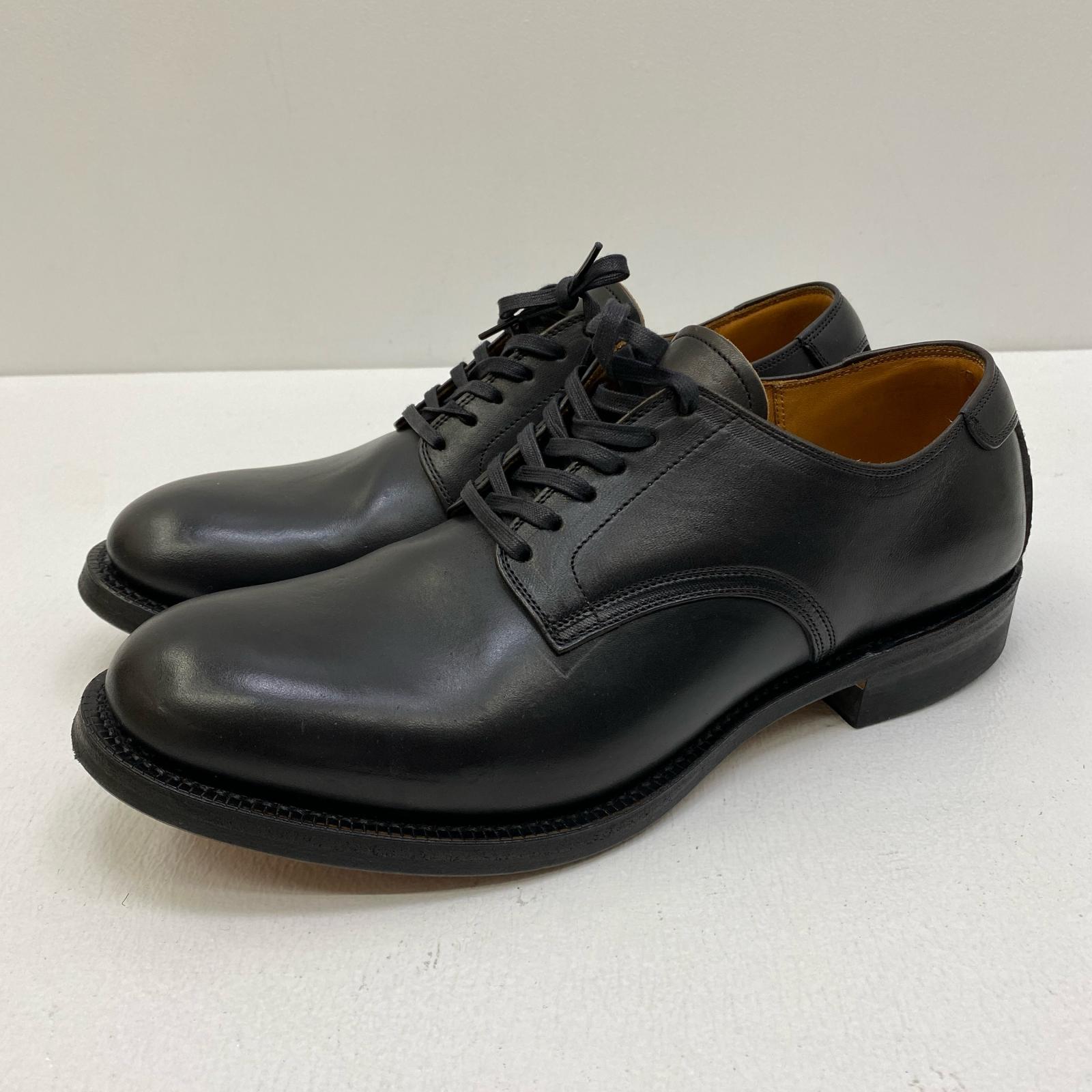 【中古】 motor italian horsebutt service shoes 余分の物靴 黒いこと【加古川店】