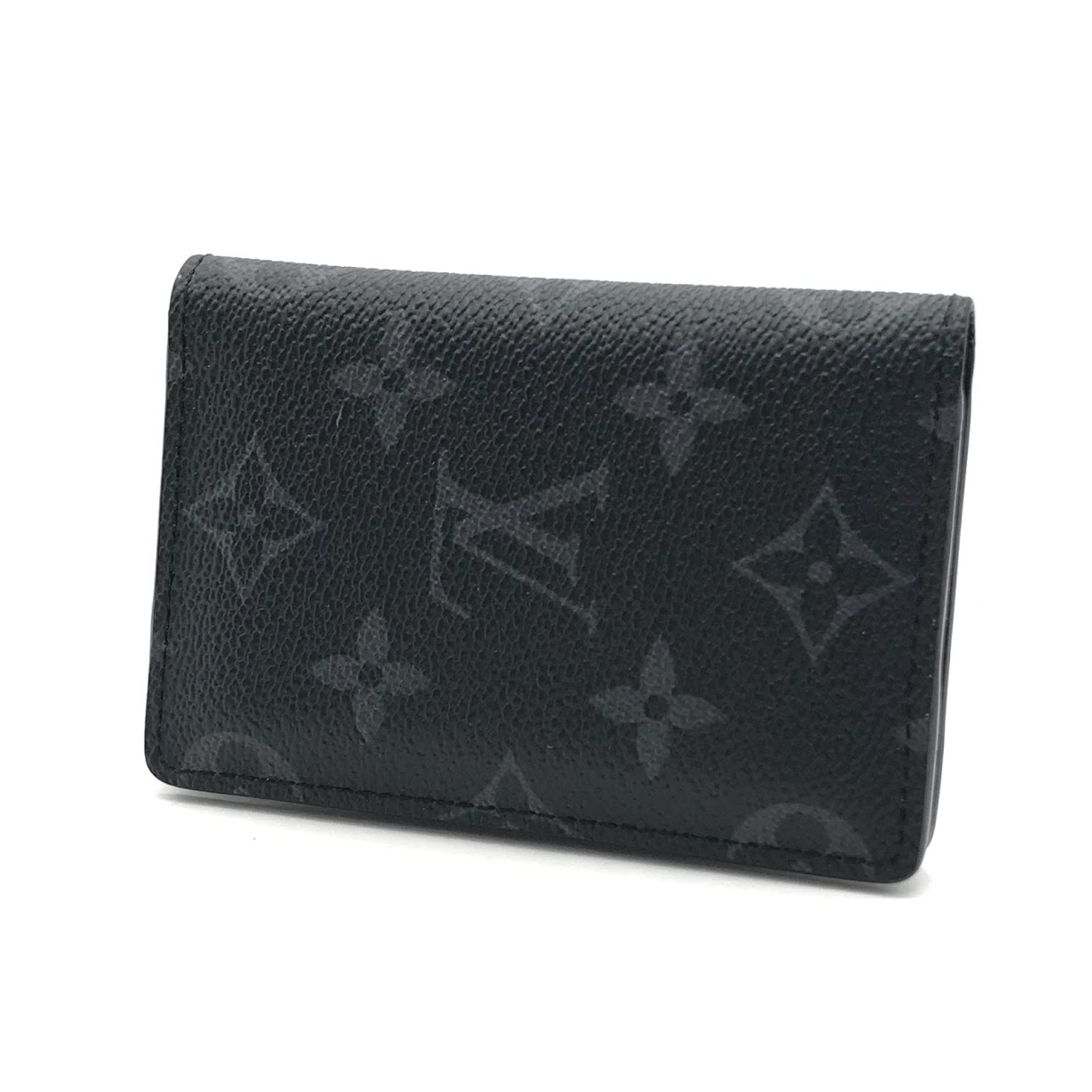 【中古】LOUIS VUITTON | ルイ・ヴィトン モノグラム エクリプス カードケース オーガナイザー・ドゥ ポッシュ カードケース M61696 ブラック【倉吉店】