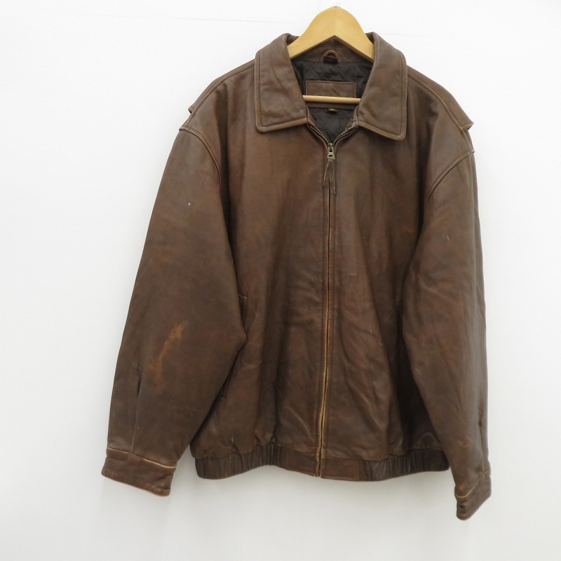 【中古】 St. John\u0027s Bay 上衣 なめし革 赤銅色 大きさ：XL【瀬戸大橋店】