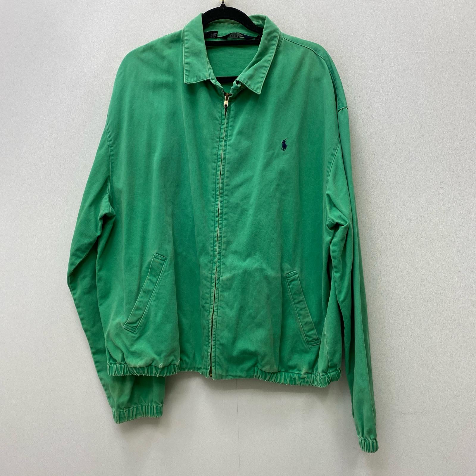 【中古】POLO RALPH LAUREN | ポロ・ラルフローレン swing top usa製 三角タグ スイングトップ グリーン サイズ：XL【加古川店】｜お宝市番館
