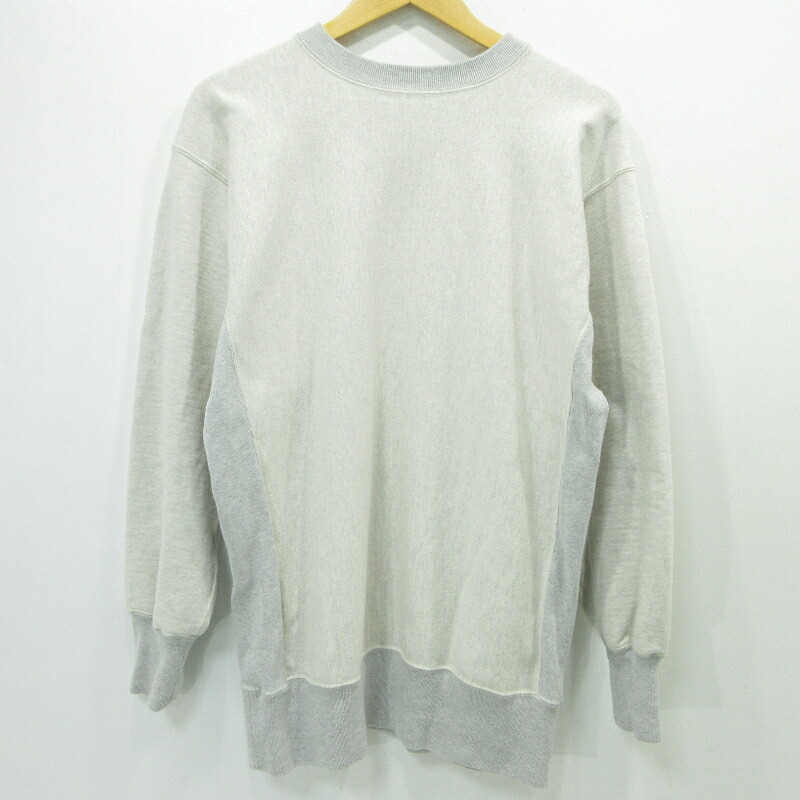 【中古】FULL COUNT | 盛りだくさんかぞえ上げる heavyweight crewneck 汗水 3755 薄墨色系 大きさ：L【三重中央局】