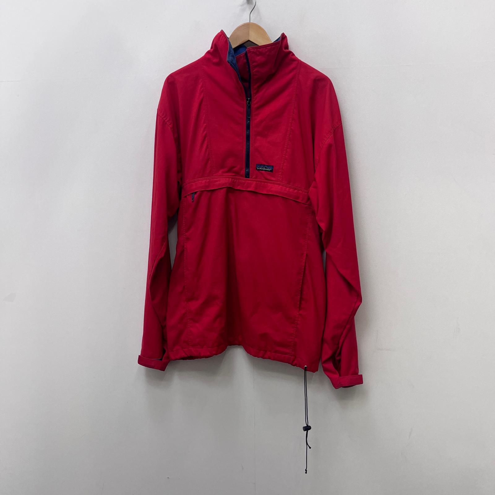 【中古】patagonia | パタゴニア NYLON ANORAK JACKET ナイロンジャケット レッド サイズ:XL【加古川店】|お宝市番館