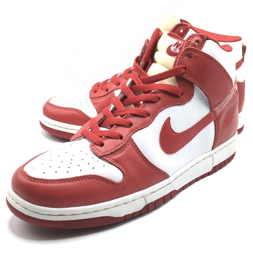 【中古】NIKE | ナイキ DUNK HIGH LE スニーカー 630335-161 赤いこと 26.5糎【倉吉店】