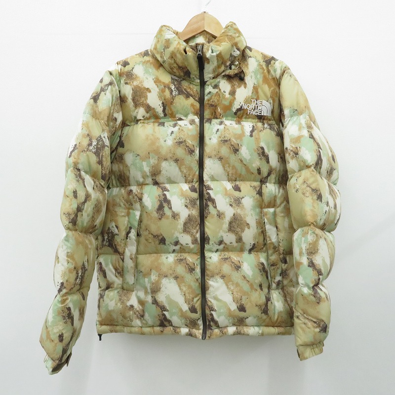 【中古】THE NORTH FACE | ザ・ノースフェイス NOVELTY NUPTSE JACKET 落ちこむ上衣 ND92336 赤銅色 大きさ：XL【瀬戸大橋店】