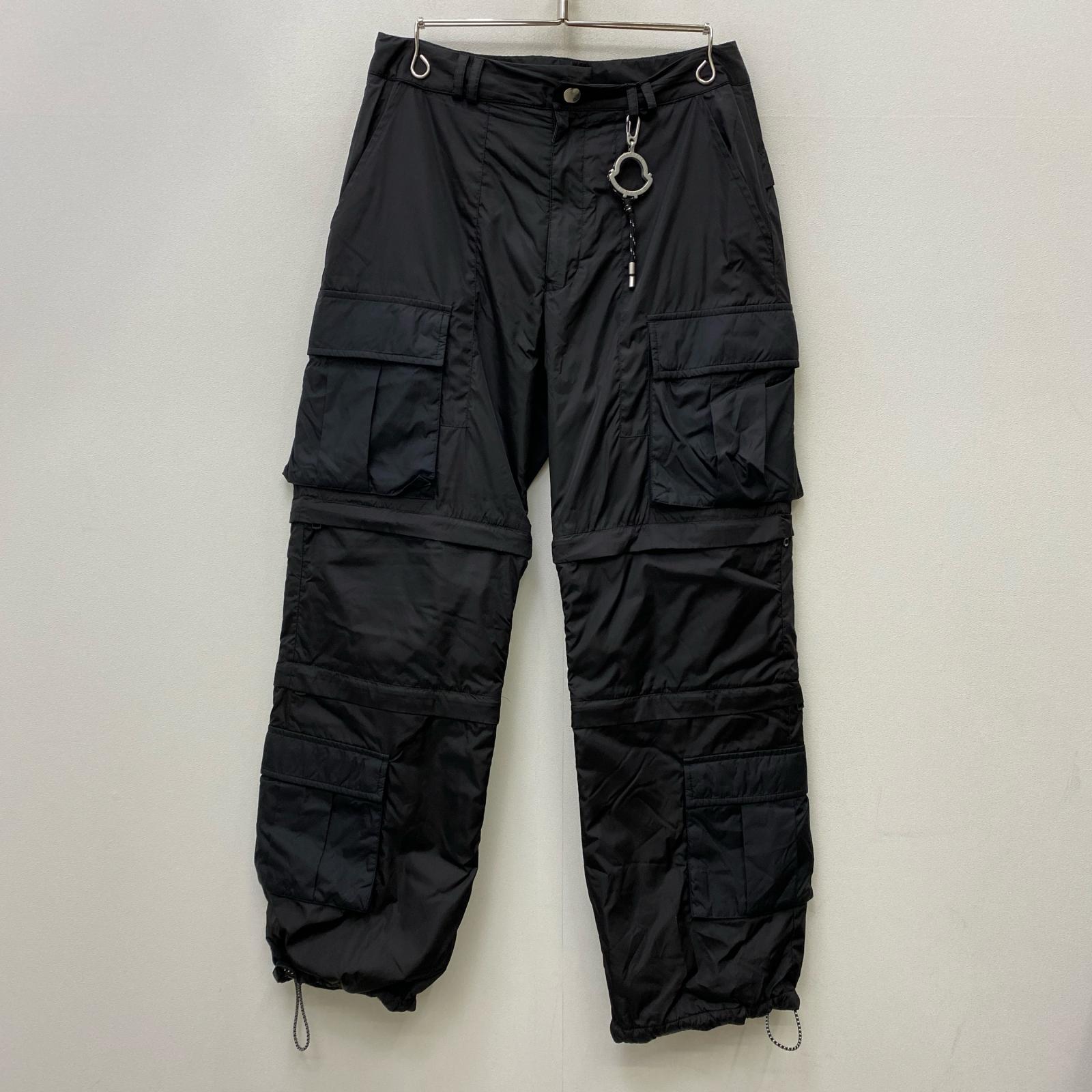 【中古】MONCLER | モンク軌跡 PANTALONE カーゴパンツ I209R2A00002 M3406 黒いこと 大きさ：42【加古川店】