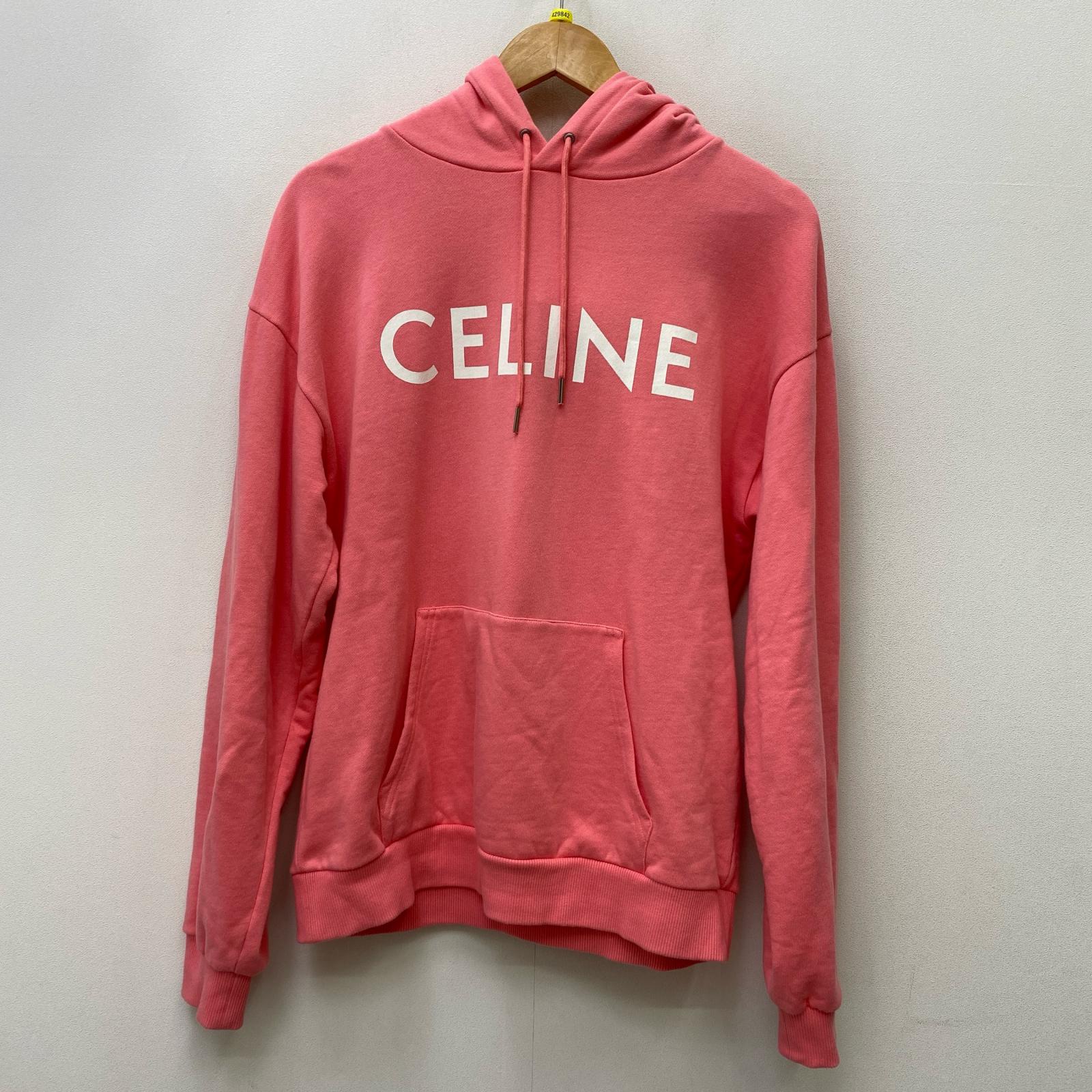 【中古】CELINE | セリーヌ ルーズ フーディー  国内正規品 パーカー 2Y321670Q ピンク サイズ：M【加古川店】