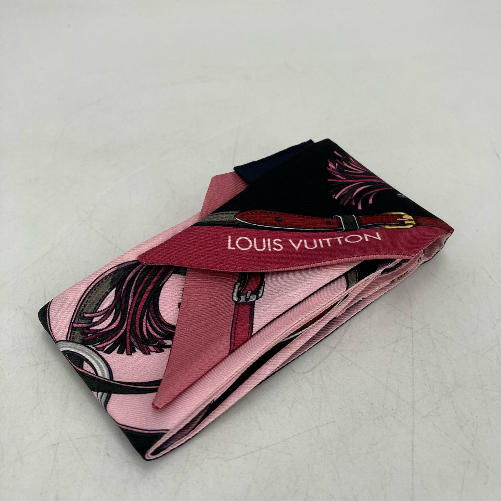 【中古】LOUIS VUITTON | ルイ・ヴィトン バンドー BB オールザ ストラップス 汗手拭い M76689 黒いこと【イオン広店】