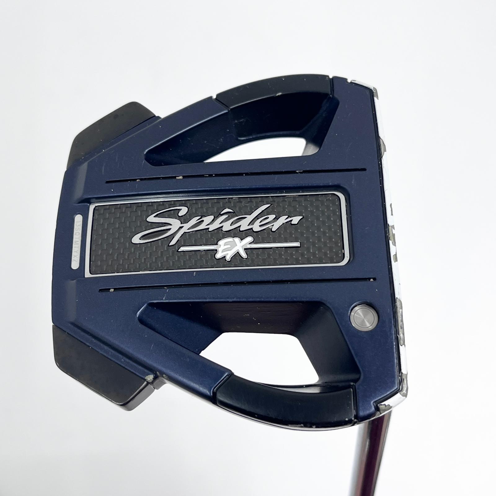 【中古】  仕立て屋お手伝いさん Taylormade Spider EX(2021) 約34in 手持ち部分落ち込み 天々取りまかなう付 パター  【加古川店】