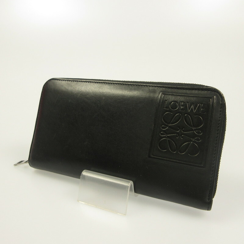 【中古】LOEWE | ロエベ カーフスキン ZIP AROUND WALLET 長紙入れ C565T12X03【姫路東店】