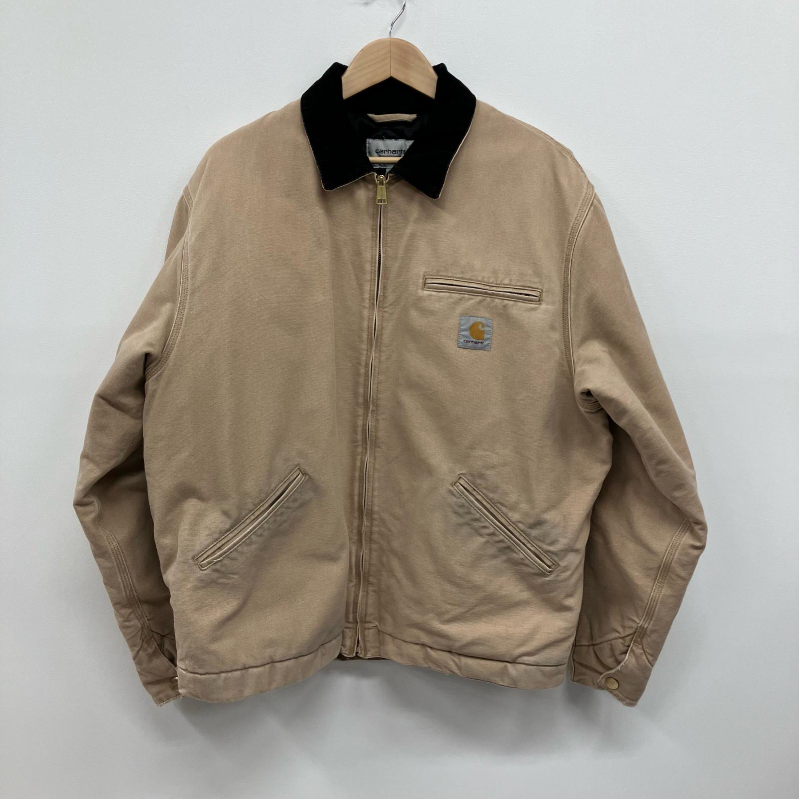 【中古】Carhartt WIP | カーハートダブリューアイピー OG DETROIT JACKET 余分の物アウター ベージュ 大きさ：L【イオン広店】