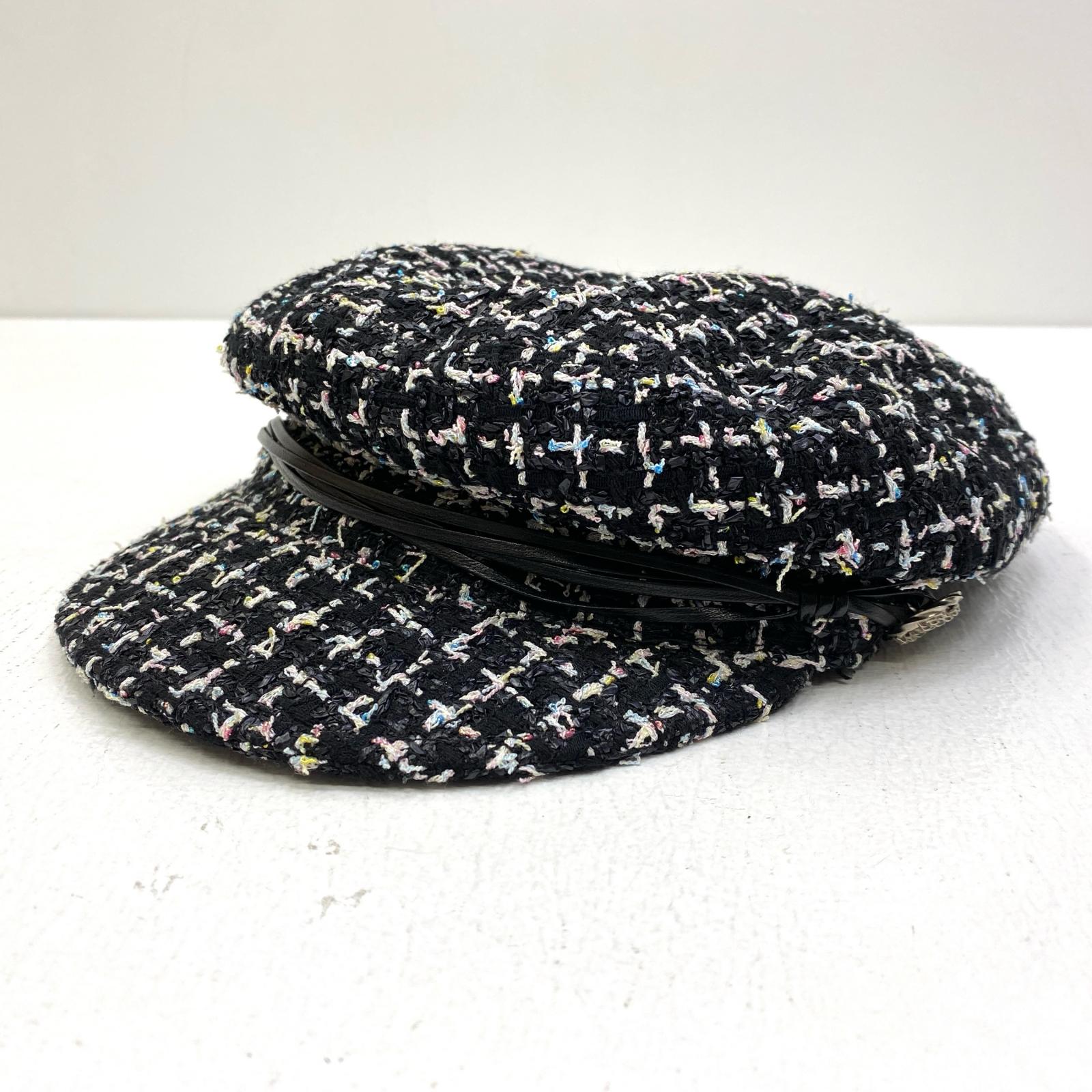 【中古】CHANEL | シャネル ココマークウイード キャスケット 大きさ：L【加古川店】