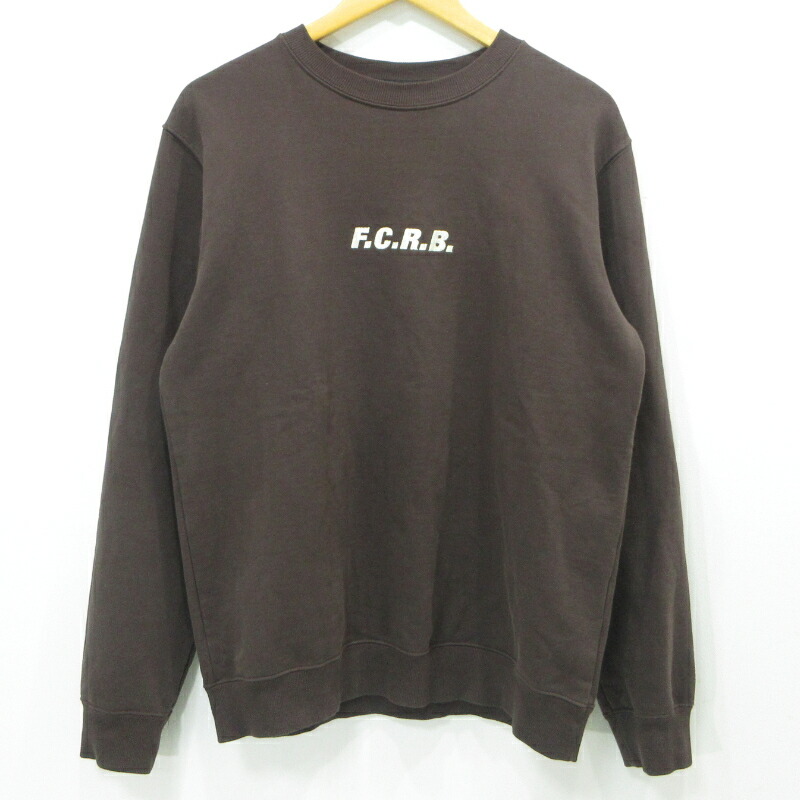 【中古】FCRB | エフシーアールビー SIGNATURE CREWNECK SWEAT クルーネックスウェット FCRB-252095 赤銅色 大きさ：M【三重中央局】