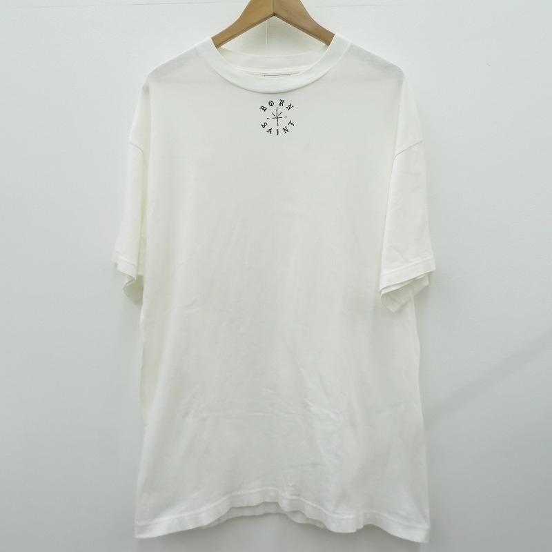 【中古】SAINT MICHAEL | セントマイケルセイントマイケル BR SS TEE 半袖Ｔシャツ SM-YS8-0000-C07 白いこと 大いさ：L【瀬戸大橋店】 Tシャツ・カットソー-トップス-メンズファッション