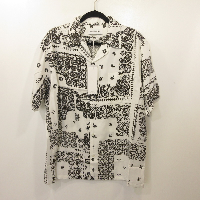 【中古】MIYAGIHIDETAKA | ミヤギヒデタカ Bandana SS shirt 半袖シャツ BBG-55700-A &times;Saturdays NYC サイズ：L【姫路東店】｜お宝市番館