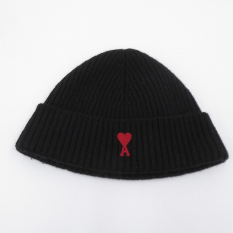 【中古】AMI | 意中の女 編み物旗がしら 黒いこと 大きさ：FreeSize【瀬戸大橋店】