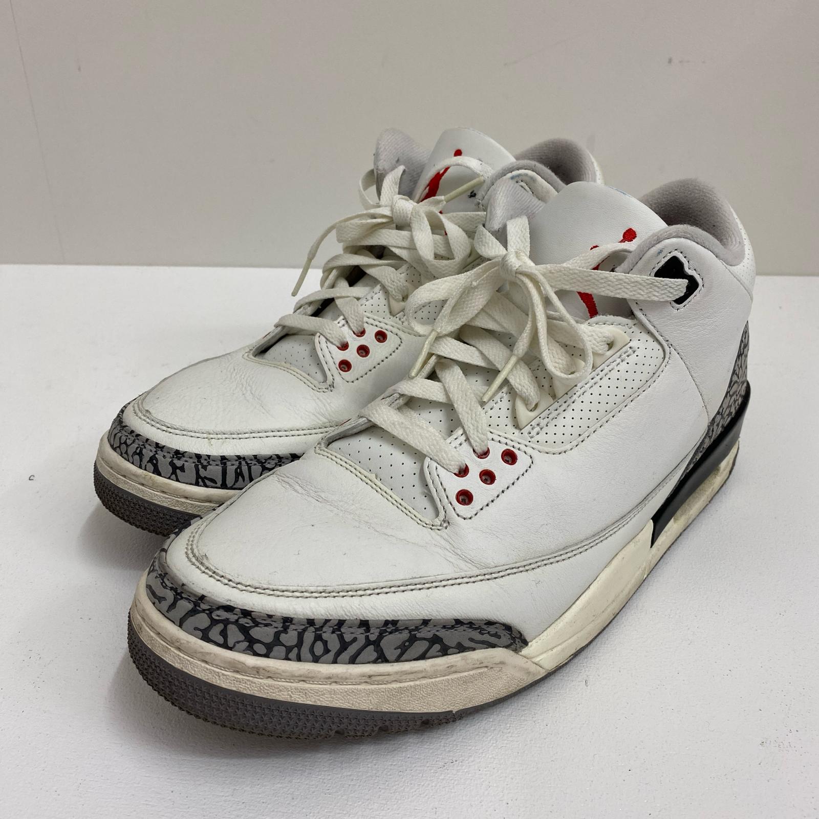 【中古】NIKE | ナイキ Air Jordan 3 Retro スニーカー DN3707-100 マルチ色合い 29糎【加古川店】