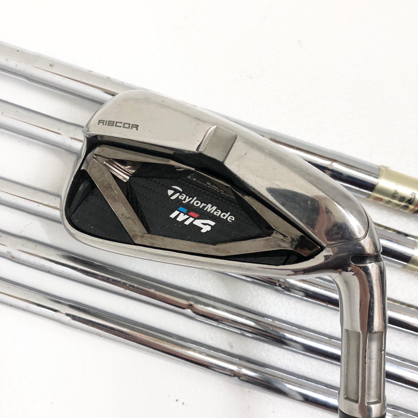 【中古】【ゴルフ装置】 TaylorMade | 仕立て屋お手伝いさん M4(2018) アイアン6本ｾｯﾄ 5～9,P REAX90 フレックスS【加古川店】