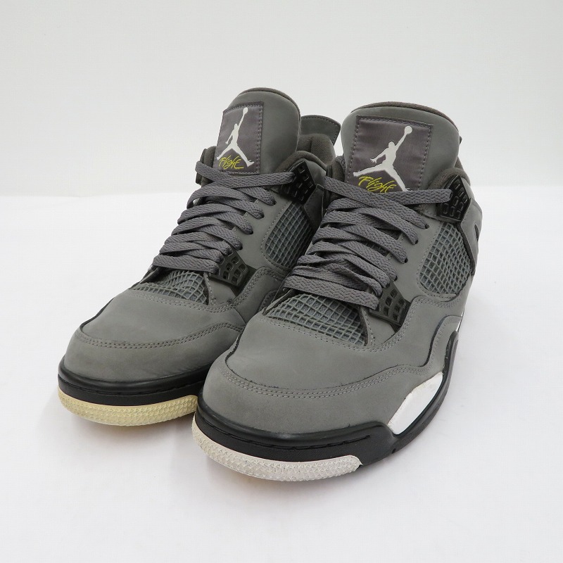 【中古】NIKE | ナイキ AJ4 'Cool Grey' スニーカー 308497-007 エアジョーダン グレー 28.5cm【瀬戸大橋店】｜お宝市番館 13,706円