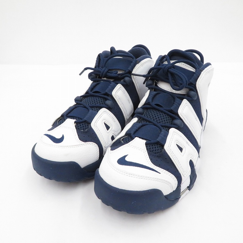 【中古】NIKE | ナイキ Air More Uptempo \u002796 \u0027Olympic\u0027 スニーカー FQ8182-100 エアモアアップテンポ 米国海軍 26.5糎【瀬戸大橋店】