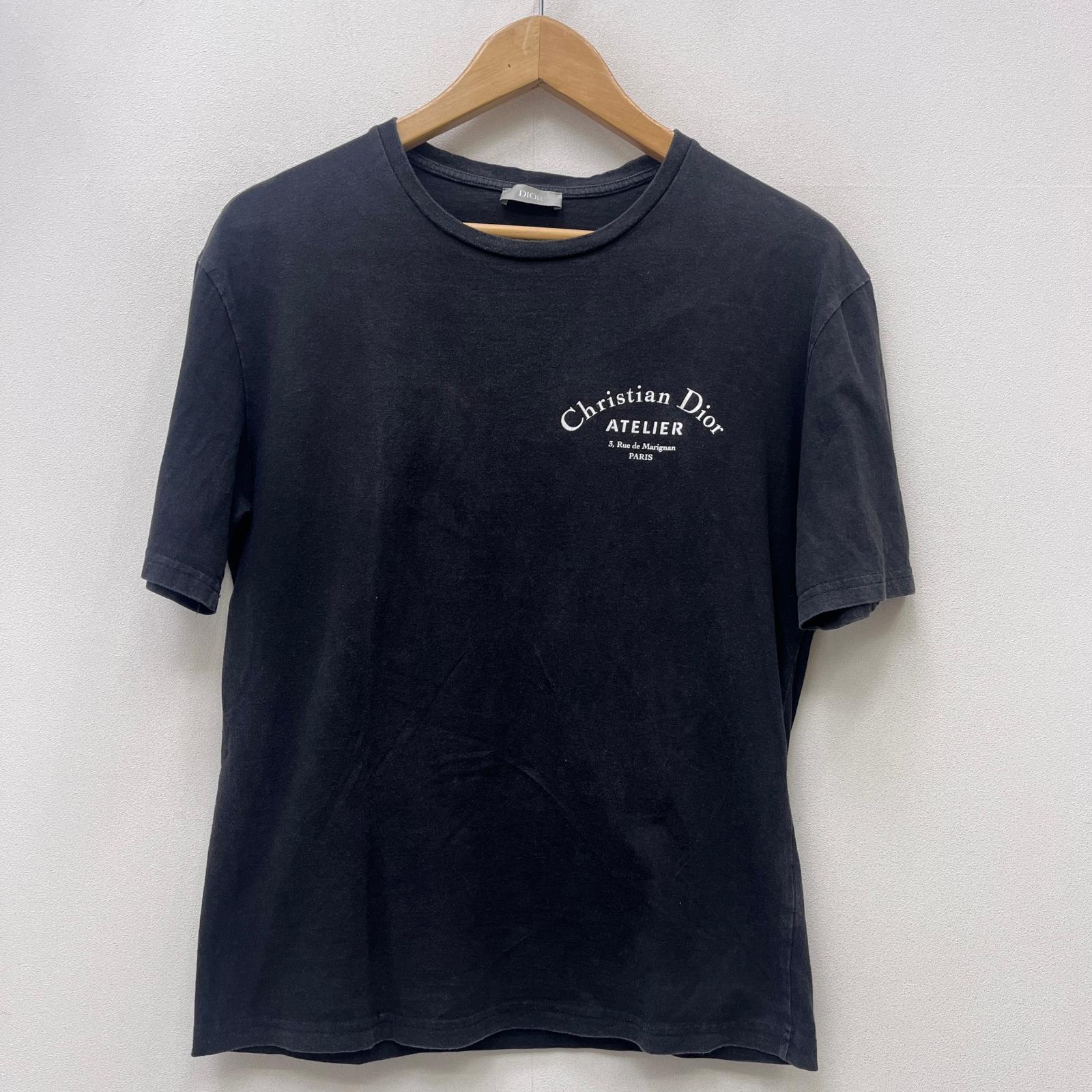 【中古】Christian Dior | ディオール ATELIER  国内定め事品 半袖Ｔシャツ 863J621I0533 黒いこと 大きさ：XS【加古川店】