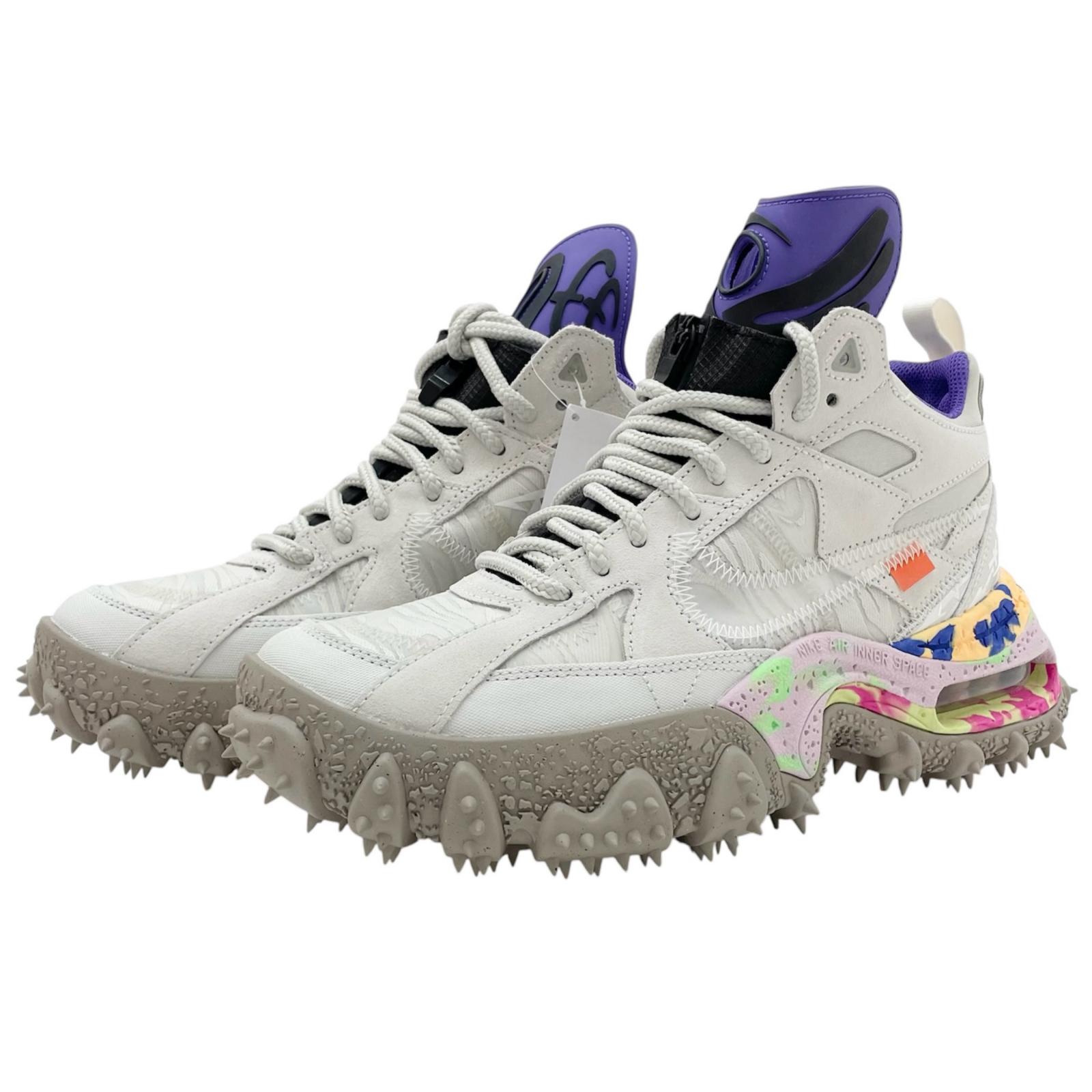 【中古】NIKE×Off-White | ナイキ×象牙色 Air Terra Forma Summit White and PSYCHIC PURPLE/エアテラフォーマ \