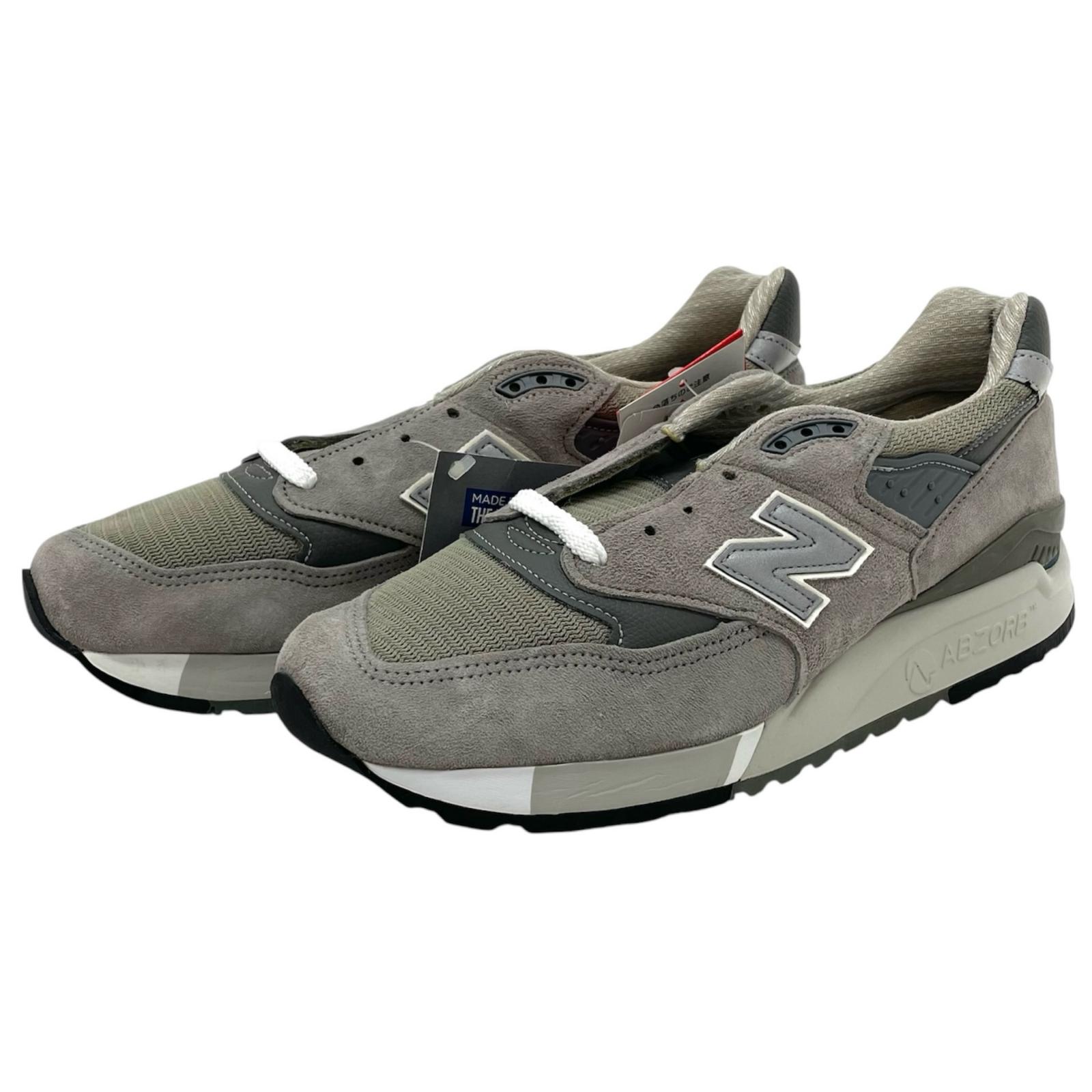 【中古】NEW BALANCE | ニューバランス M998 スニーカー 靴 グレー 26.5cm【尾張小牧店】|お宝市番館