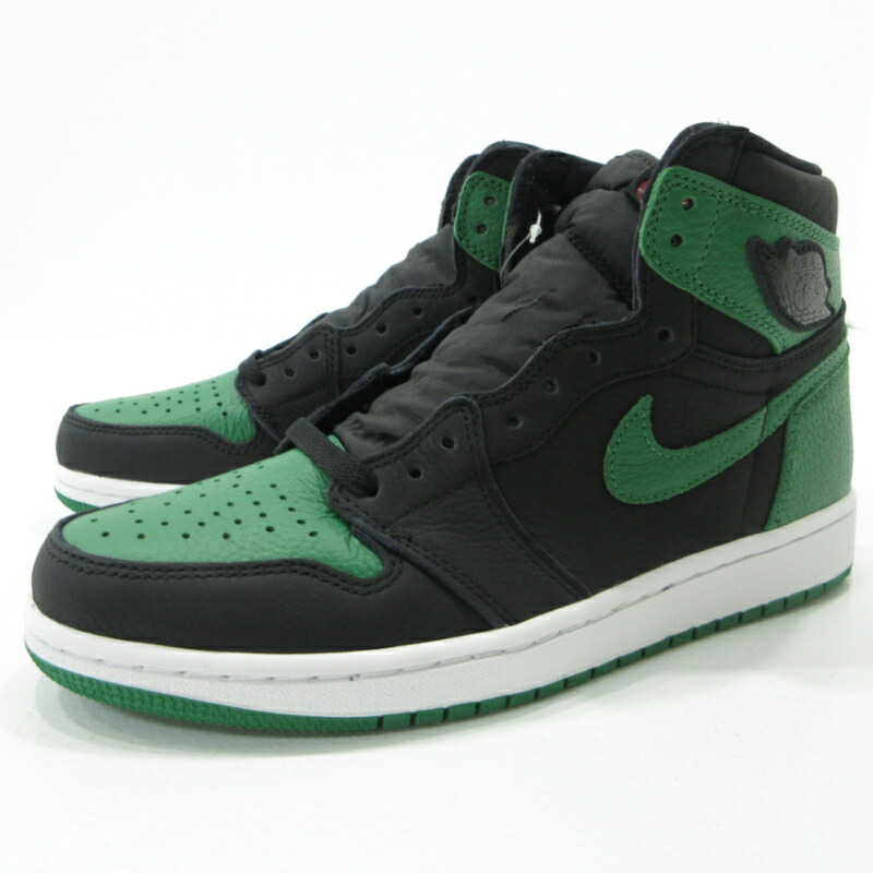 【中古】NIKE | ナイキ AIR JORDAN 1 RETRO HIGH OG エアジョーダン 1 レトロ ご機嫌 一風変わった スニーカー 555088-030 緑であること 大きさ：26.5珊【三重中央局】