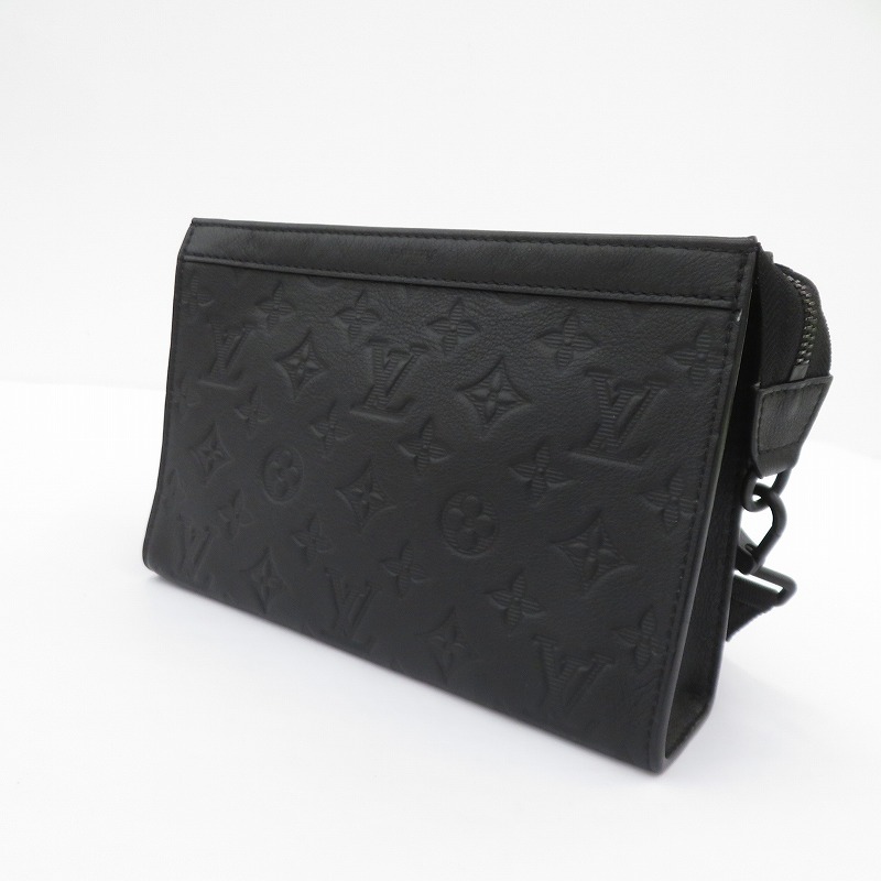 【中古】LOUIS VUITTON | ルイ・ヴィトン モノグラム 影ぼうし ガストン･ウェアラブル ウォレット ショルダーバッグ M81115 黒いこと【瀬戸大橋店】