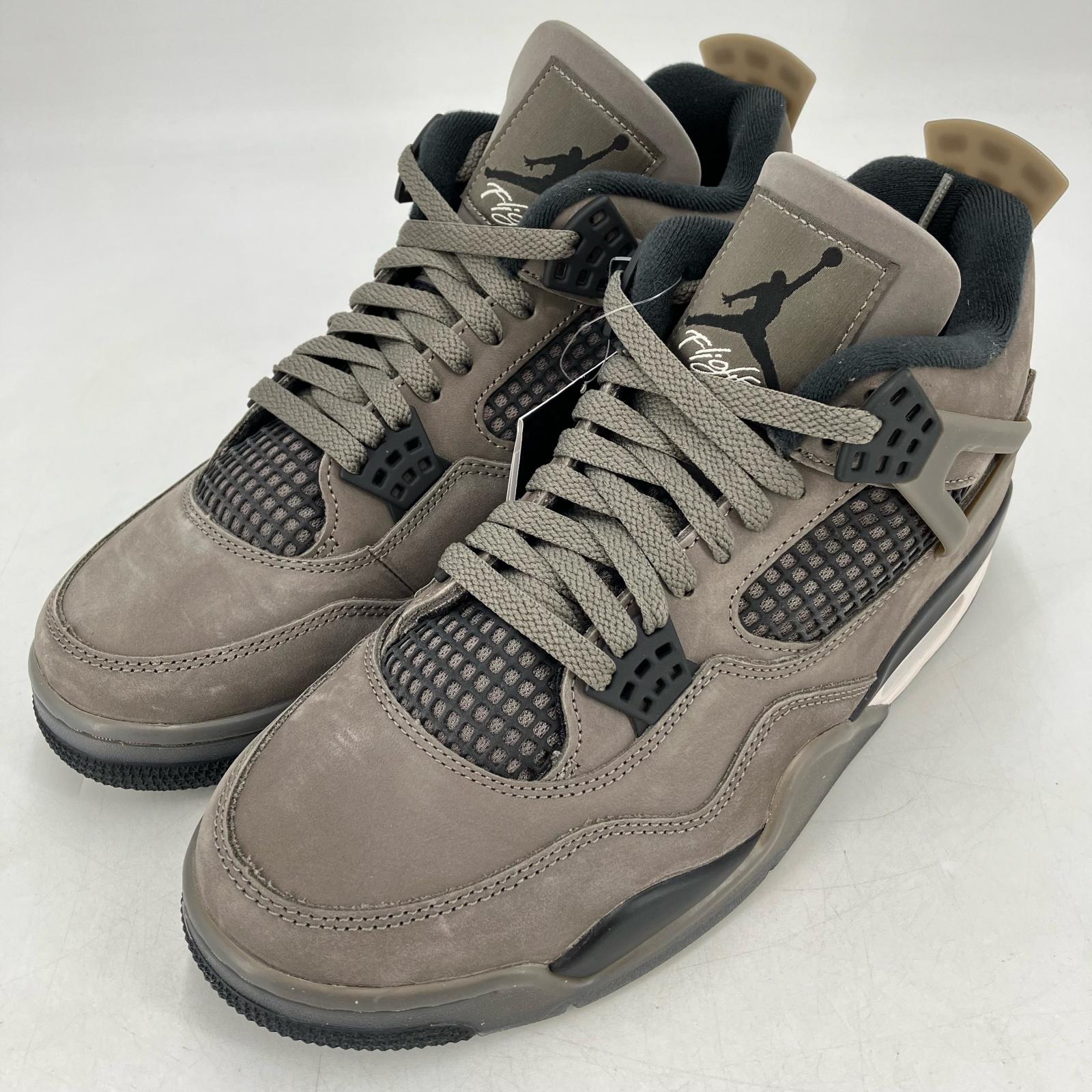 【中古】NIKE AIR JORDAN | ナイキ 大気圏 ジョーダン Nike Air Jordan 4 Retro \"Cave Stone\"" スニーカー FV5029-200 薄墨色 28糎【イオン広店】"