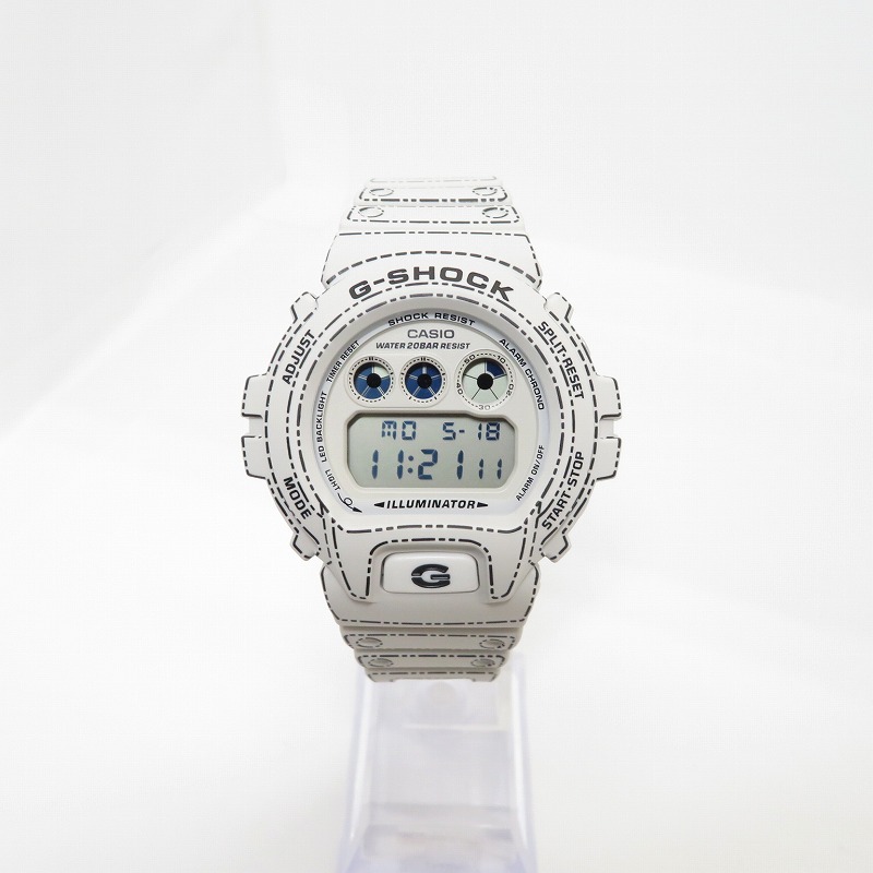 【中古】G-SHOCK | ジーショック 6900 SERIES ウオッチ デジタルクオーツ DW-6900RGM-5JR 白いこと【瀬戸大橋店】