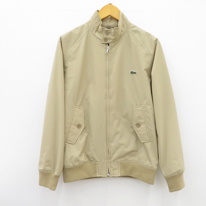 【中古】LACOSTE | ラコステ 2.5レイヤースイングトップ 律動的な調子いの一番 BH063LJ ベージュ 大きさ：48【瀬戸大橋店】